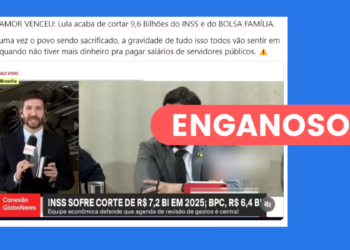 Postagens omitem que cortes no INSS vão ocorrer a partir de pente-fino em benefícios