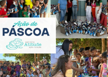 Instituto Atitude entrega mais de 300 ovos de Páscoa em comunidades carentes de Cuiabá