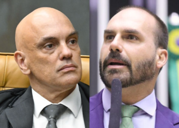 Após perder visto dos EUA, Moraes toma primeira medida contra Eduardo Bolsonaro
