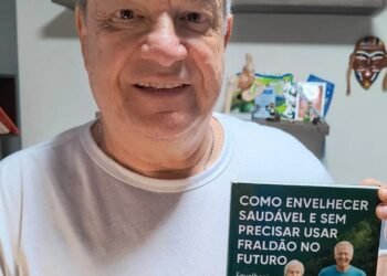 Professor Roberto Pires lança livro sobre envelhecimento ativo e qualidade de vida: “Como envelhecer saudável sem usar fraldão no futuro”