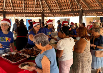 Secretaria de Assistência Social e Cidadania realiza confraternização de Natal com grupo da Melhor Idade