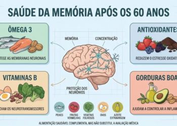 Alimentos que fortalecem a memória e previnem o declínio cognitivo em idosos