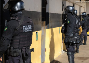 Sob coordenação federal, forças policiais fazem operação contra o crime organizado em presídios
