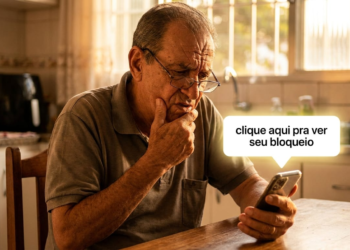 A mensagem dizia que a aposentadoria seria bloqueada. O verdadeiro perigo era acreditar em quem enviou o aviso