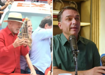 Lula e Flávio Bolsonaro fazem guerra santa e vamos à votação do Deus nos acuda